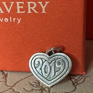 James Avery sterling silver heart 2019 charm